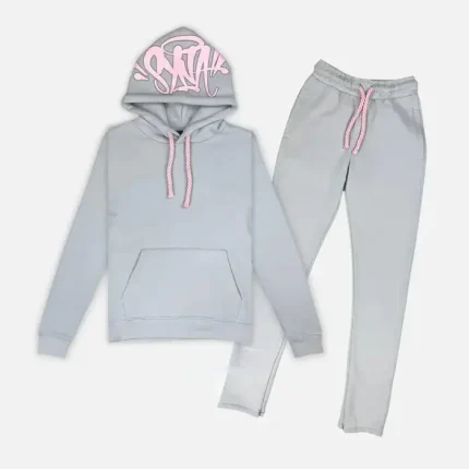 Synaworld ‘Syna Logo’ Tracksuit / Pink Grey