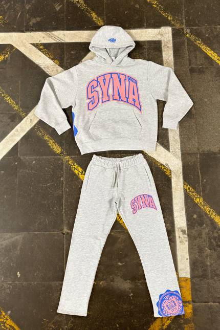 SYNAWORLD COLLEGE TRACKSUIT – GREY