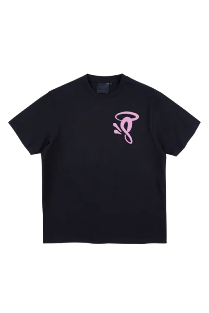 SYNAWORLD HALO ‘S’ PRINTED LOGO BLACKPINK T-SHIRT