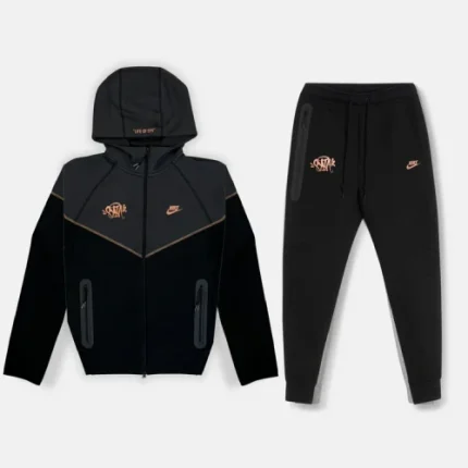 Syna World X Nike Tech Fleece Black Bronze Tracksuit